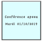Conference du 01 10 2019 - Bouton pour apeea.net - V4 du 13 09 2019